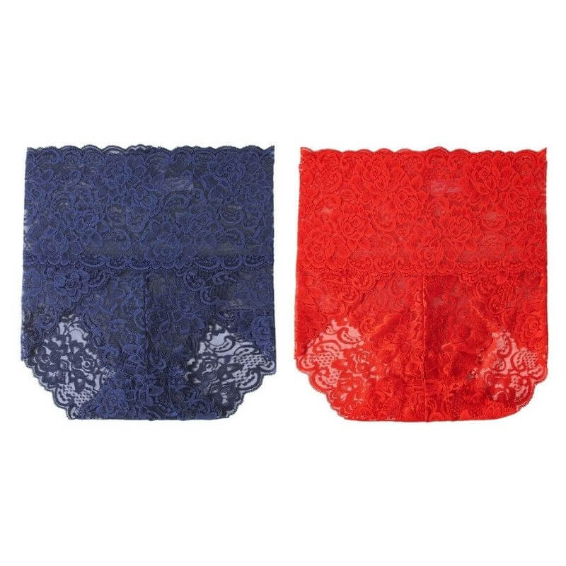 Lot de 2 Culottes Modelantes Dentelle Taille Haute