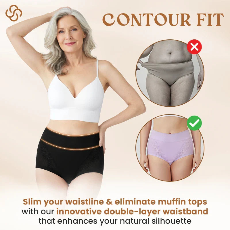 SofiLace - Culotte Taille Haute Élégante – Confort & Protection Anti-Fuites