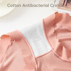 Silky High-Waist Seamless Briefs With Scalloped Edges (6 pack)