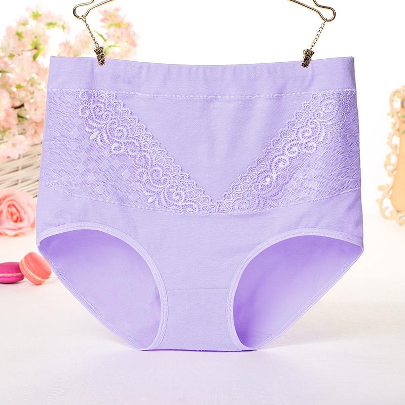 Culotte taille haute en coton – vue de face