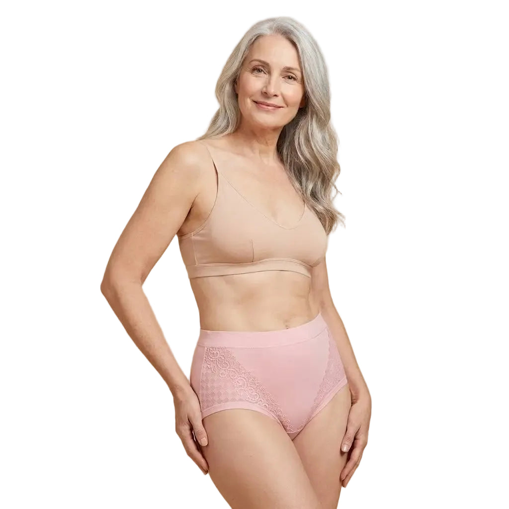 Culotte taille haute en coton – vue de face